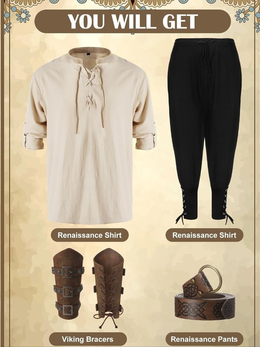 Mens Renaissance Costume - Picture 5 of 5